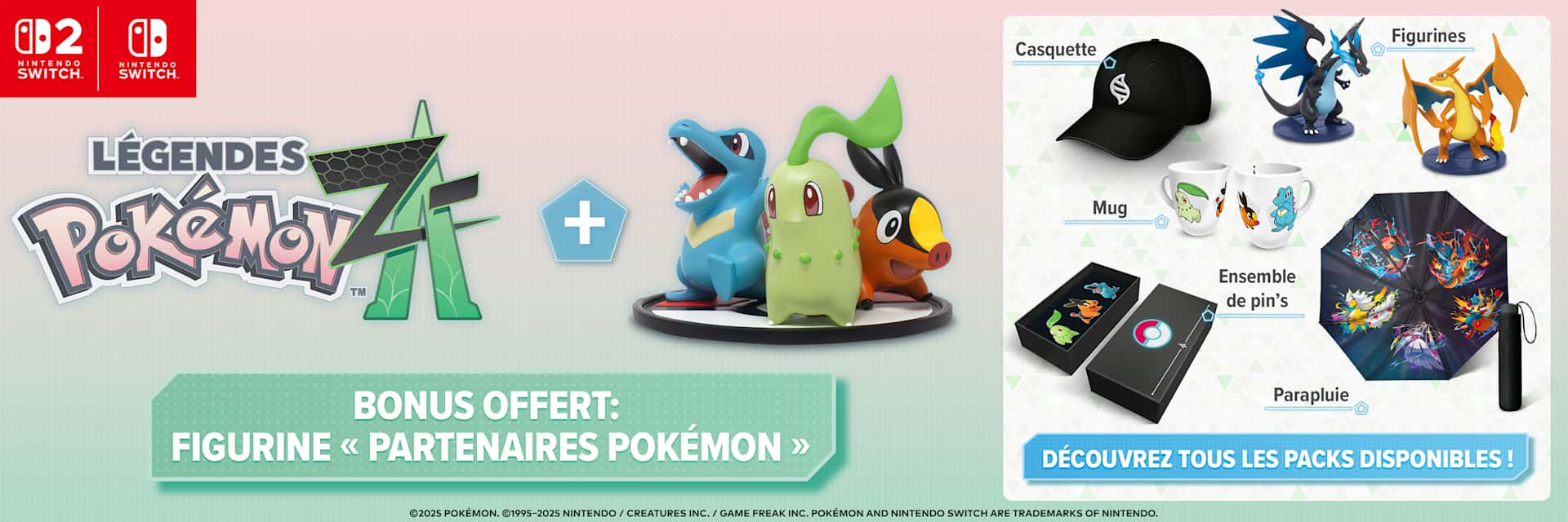 Légendes Pokémon : Z-A et Légendes Pokémon : Z-A - Nintendo Switch 2 Edition
